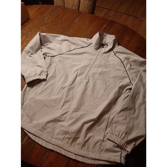 XL IZOD XFG Performance Golf 1/2 Zip Long Sleeve Pullover Shirt Top Windbreaker - Picture 1 of 4